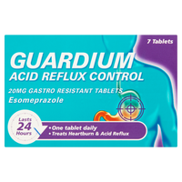 Guardium Esomeprazole Acid Reflux Control - 7 Tablets