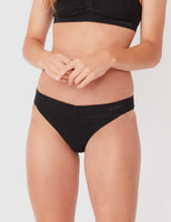 Bamboo Basics Bikini – Charcoal Marl1