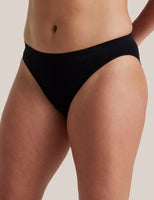 Bare Essentials Bikini Brief – Black | Seamfree Comfort & Sustainable Everyday Wear