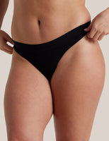 Bare Essentials G-String – Black | Seamfree Comfort & Sustainable Design
