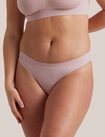 Bare Essentials G-String – Lilac Taupe | Seamfree Eco Underwear1