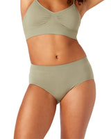 Bare Essentials Midi Brief – Pistachio | Eco-Friendly Seamfree Comfort