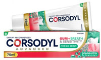 Corsodyl Gum+ Breath & Sensitivity Toothpaste 75ml - Fresh Mint
