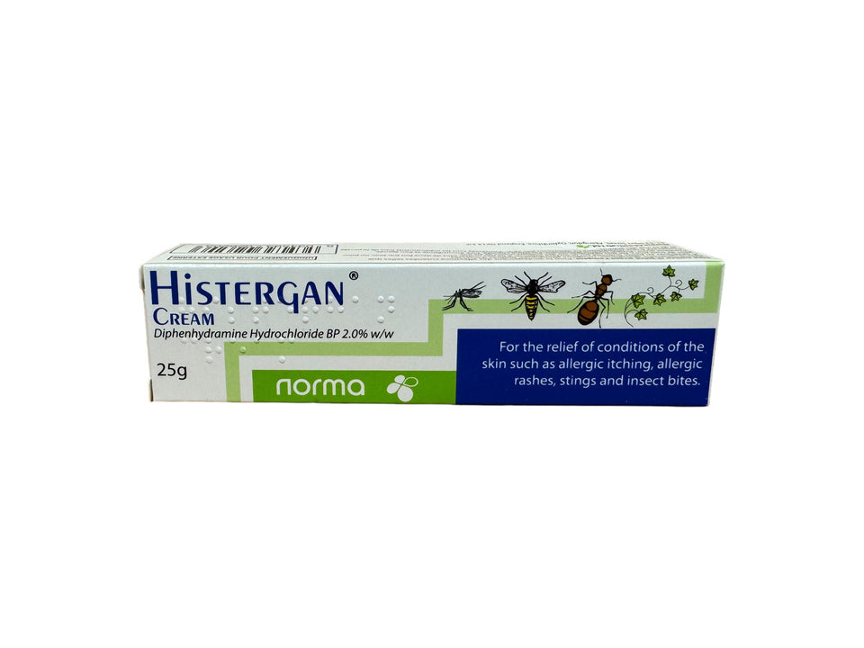 Histergan Antihistamine Cream 2.0% W/w 25g