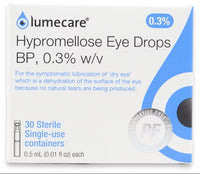 Lumecare Hypromellose Eye Drops Unit Dose 30 x 0.5ml