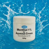 Menthol 1% Aqueous Emollient Cream AAA – 500g