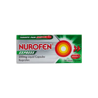 Nurofen Express Period Pain - 200mg Soft 16 Capsules