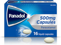 Panadol Liquid Capsules 500mg Paracetamol 16 Capsules