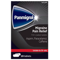 Panmigrol Migraine Pain Relief Tablets Pack Of 20's