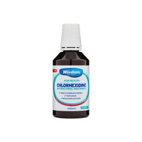 Wisdom Chlorhexidine Mint Mouthwash 300ml