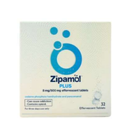 Zipamol Plus 8mg/500mg Effervescent Tablets 32
