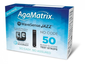 AgaMatrix WaveSense Jazz Duo - 50 Test Strips