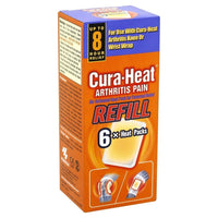 Cura-Heat Arthritis Pain Refill - 6 Heat Packs
