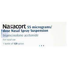 Nasacort Nasal Spray 55mcg – Allergy Relief for Adults (120 Sprays)