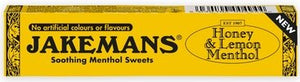 Jakemans Honey & Lemon Soothing Menthol Sweets 41g