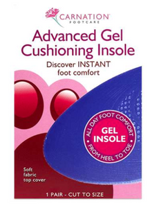 Carnation Advance Gel Cushioning Insole - 1 Pair Cut to Size
