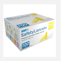 GlucoRx Safety Lancets (23g - 1.8mm)