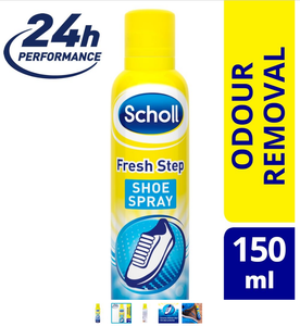 Scholl Fresh Step Antiperspirant Foot Spray - 150ml