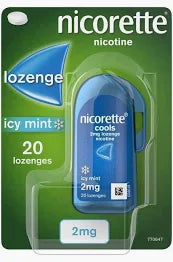 Nicorette Cools Icy Mint 2mg Nicotine – 20 Lozenges