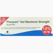 Phorpain (Ibuprofen) Max Strength 10% Gel (Brand may vary)