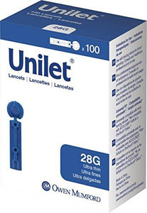 Unilet ComforTouch 28g 0.375mm (100 Lancets)