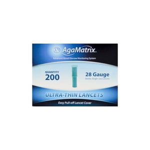 AgaMatrix Ultra-Thin Lancets.