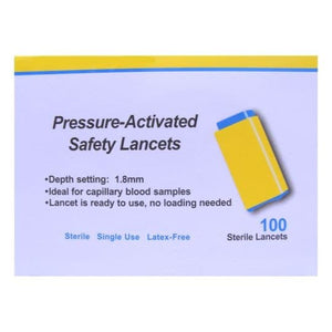 Apollo Pressure-Activated Safety Lancets.