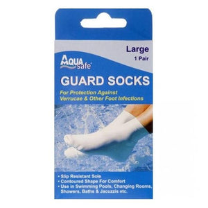 Aqua Safe Guard Socks Large (Size 6-8) 1Pair.