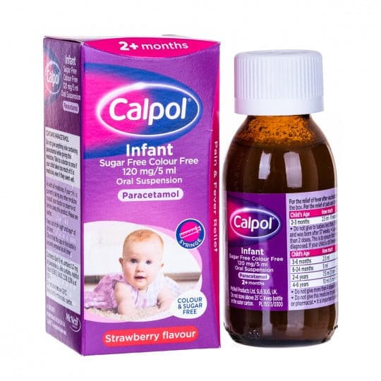 Calpol for 1 hot sale month old baby