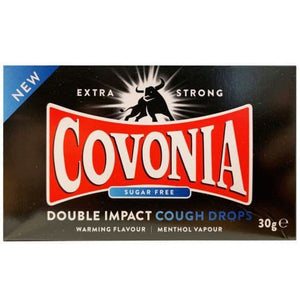 Covonia Double Impact Cough Drops Sugar Free