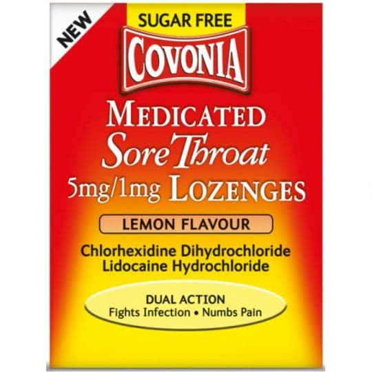 Covonia Medicated Sore Throat Lozenges 36s 7408