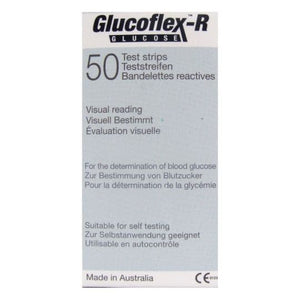 Glucoflex-R Blood Glucose Test Strips 50s.