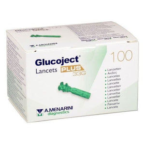 Glucoject Lancets PLUS 33G.