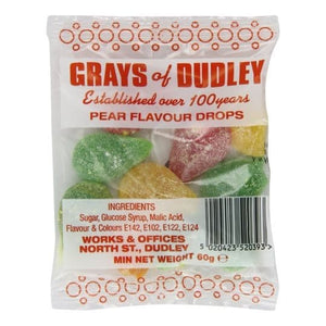 Grays Pear Drops (30 Bags).