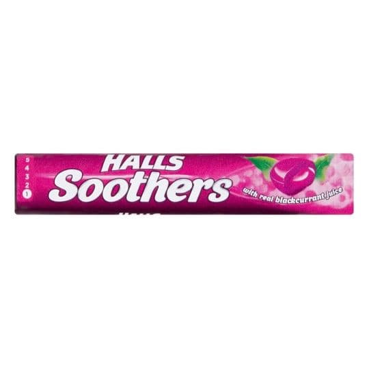 Halls Soothers Blackcurrant