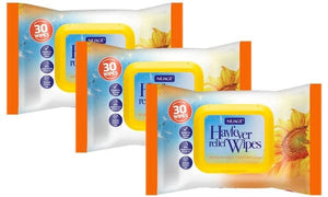 Hayfever Relief Wipes.