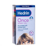 Hedrin Once Spray Gel