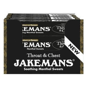Jakemans Throat & Chest Soothing Menthol Sweets Stick 20s.