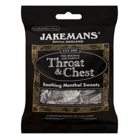 Jakemans Throat & Chest Soothing Menthol Sweets 100g.