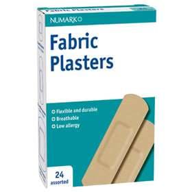 Numark Fabric Plasters (24 Pack)