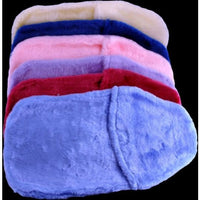 Hot Water Bottle with Faux Fur Cover.