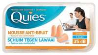 Quies Earplugs Pure Wax 3 Pairs - Anti Noise Wax