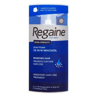 Regaine for Men Extra Strength Scalp Foam - 1 Month's Supply.