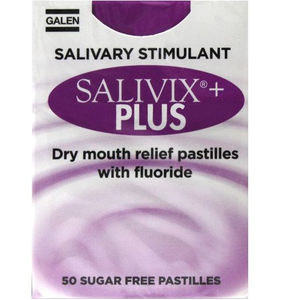 Salivix Plus Dry Mouth Pastilles - 50 Pastilles