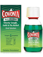 Covonia All-in-One Chesty Cough Cold & Flu Relief 160ml