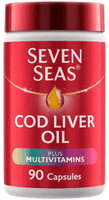 Seven Seas Cod Liver Oil Omega-3 Fish Oil Plus Multivitamins - 90 Capsules