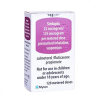 Sirdupla (Fluticasone + Salmetarol) Evohaler