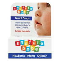 Snuffle babe Nasal Drop and Spray.