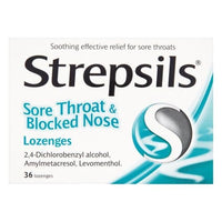 Strepsils - Sore Throat & Blocked Nose 36