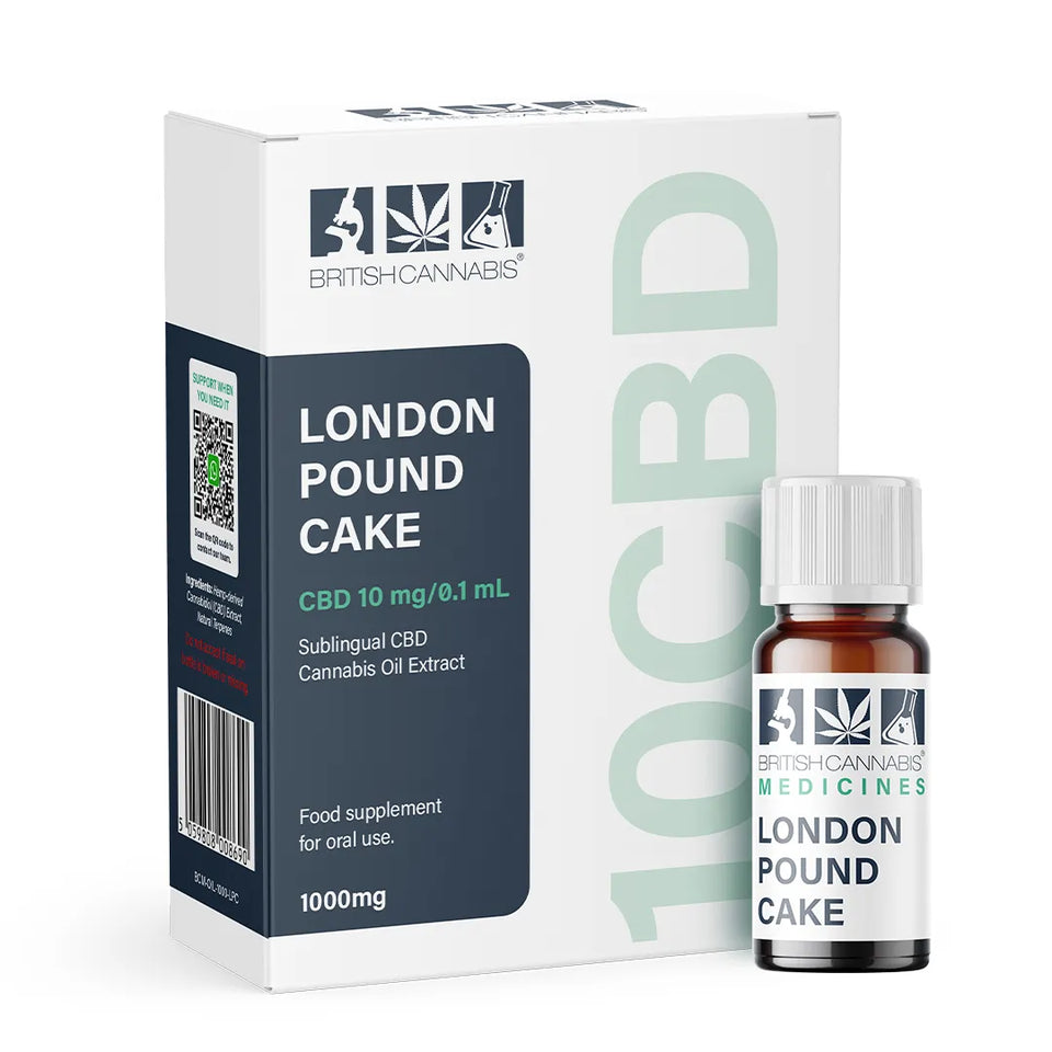 10CBD London Pound Cake Full Plant Extract C1000 (10ml)
